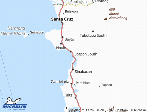MICHELIN Uacon map - ViaMichelin