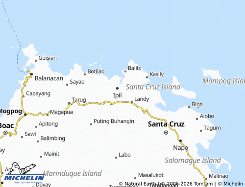 MICHELIN Lusok map - ViaMichelin