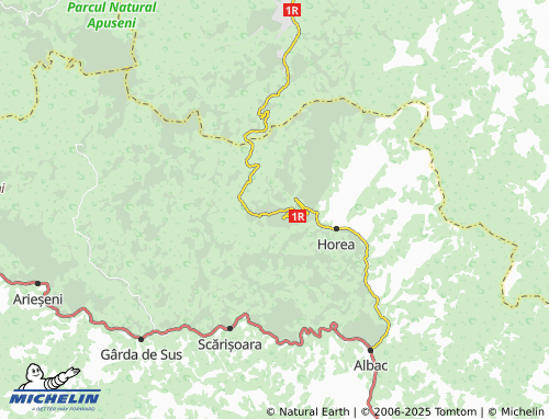 MICHELIN Mătișești map - ViaMichelin