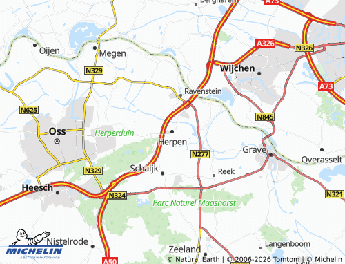 MICHELIN Herpen map - ViaMichelin