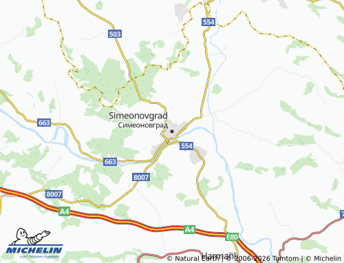 Mappa MICHELIN Simeonovgrad - ViaMichelin
