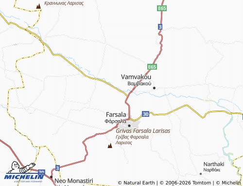 MICHELIN Vasilis map - ViaMichelin
