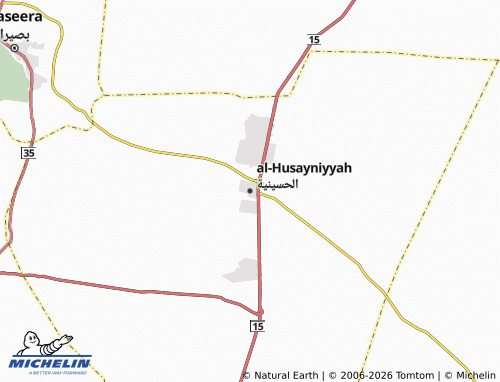 MICHELIN Al Husseiniyah map - ViaMichelin