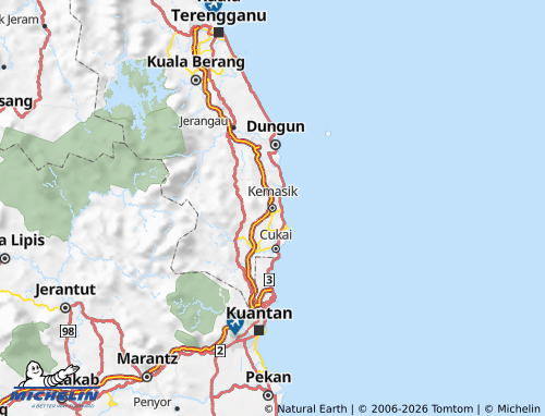 MICHELIN Kemaman map - ViaMichelin