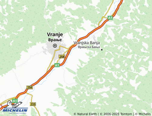 Mapa MICHELIN Ćukovac - ViaMichelin