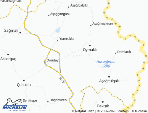 Mappa MICHELIN Günyüzlü - ViaMichelin