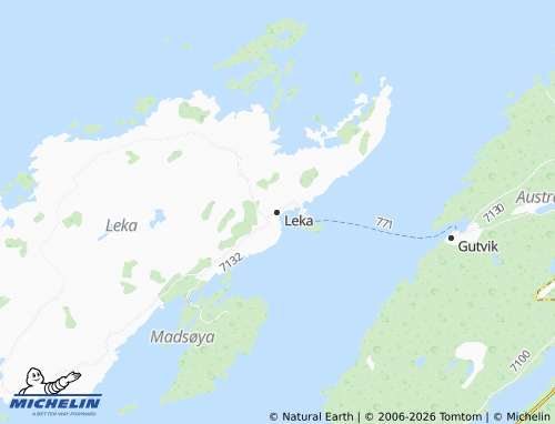 MICHELIN Leka map - ViaMichelin