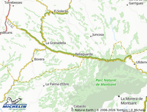 Mappa MICHELIN Bellaguarda - ViaMichelin