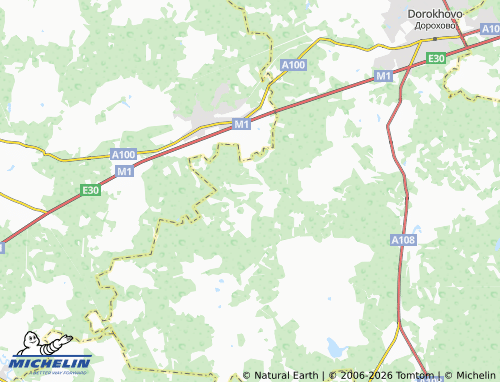Carte MICHELIN Lesnyanka SNT - ViaMichelin