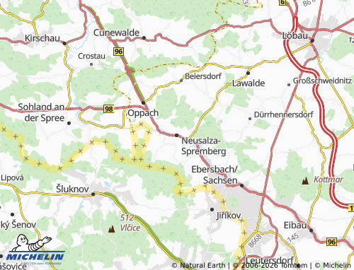 Mappa MICHELIN Neusalza-Spremberg - ViaMichelin