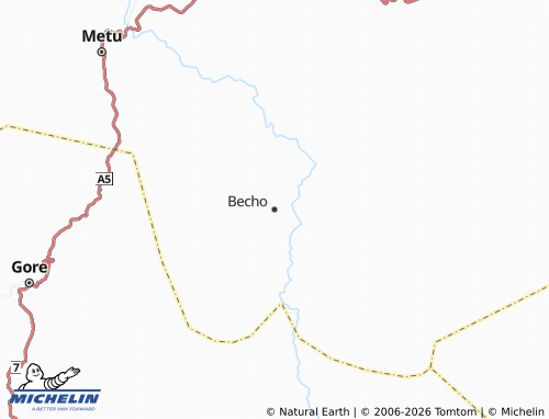 MICHELIN Baccio map - ViaMichelin