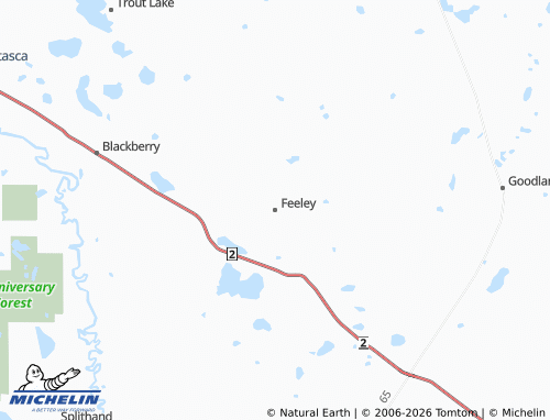Carte MICHELIN Feeley - ViaMichelin