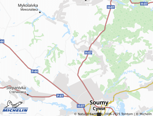 MICHELIN Kardashivka map - ViaMichelin