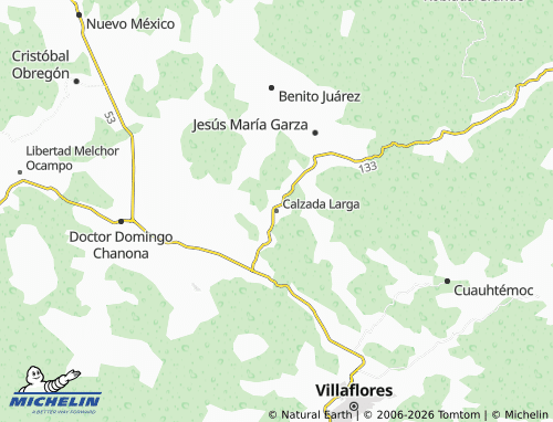 MICHELIN-Landkarte Calzada Larga - ViaMichelin