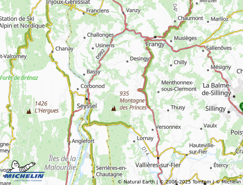 MICHELIN Droisy map - ViaMichelin