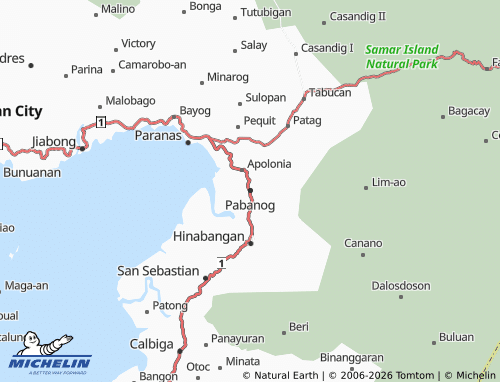MICHELIN Pabanog map - ViaMichelin