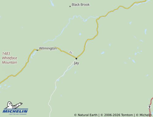 Mappa MICHELIN Jay - ViaMichelin
