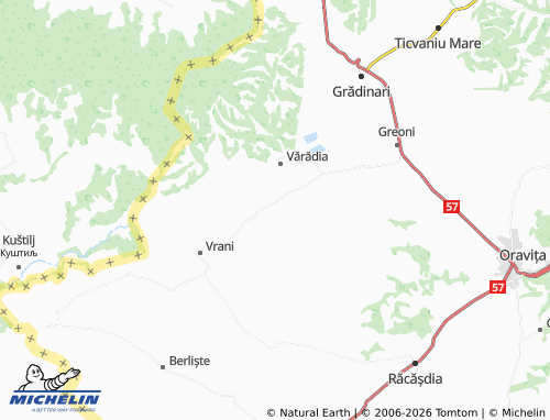 Mappa MICHELIN Mercina - ViaMichelin