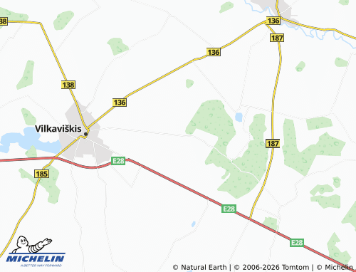 Mapa MICHELIN Suvalkai - ViaMichelin