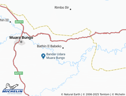 MICHELIN Bathin II Babeko map - ViaMichelin