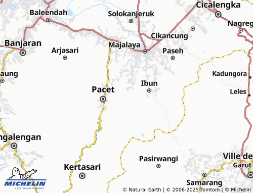 MICHELIN Cikawao map - ViaMichelin