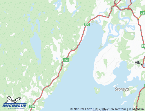 MICHELIN Støa map - ViaMichelin