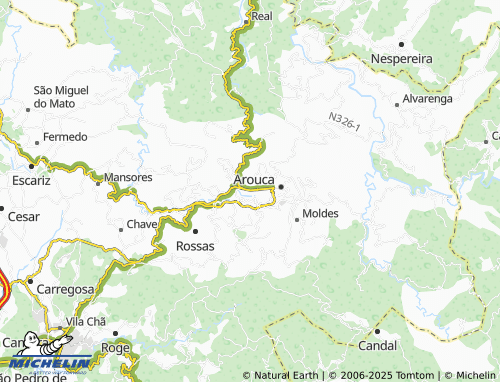 MICHELIN Burgo map - ViaMichelin