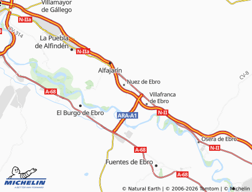 MICHELIN Caseta de las Navas map - ViaMichelin