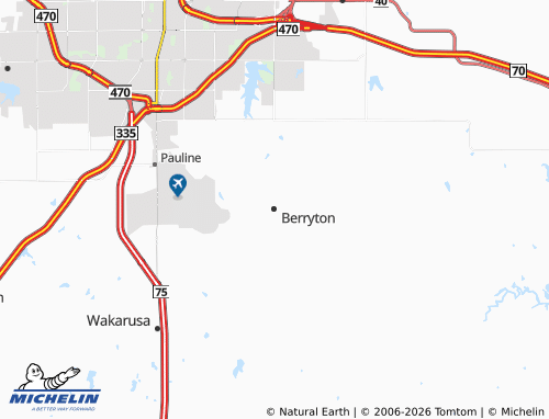 Mapa MICHELIN Berryton - ViaMichelin