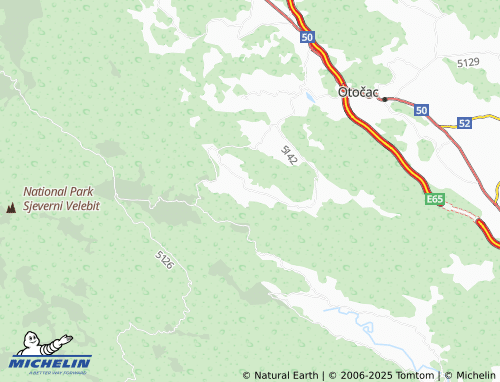 MICHELIN Kuterevo map - ViaMichelin