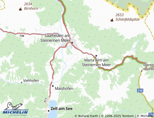 MICHELIN-Landkarte Hof - ViaMichelin