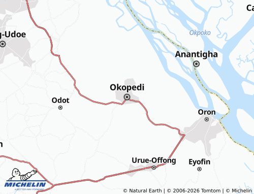 Mappa MICHELIN Okopedi - ViaMichelin