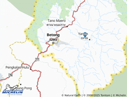 MICHELIN Than Namthip map - ViaMichelin