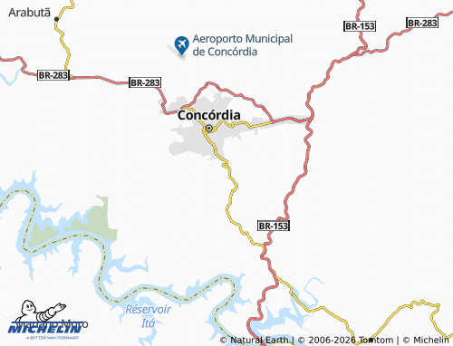 Mapa MICHELIN Nova Brasília - ViaMichelin