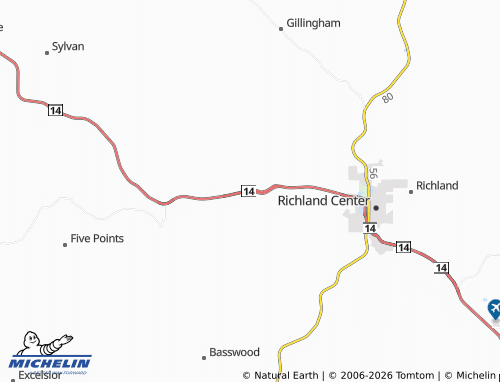 Mappa MICHELIN Dayton - ViaMichelin