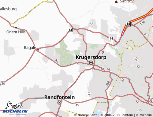 MICHELIN Oatlands Agricultural Holdings map - ViaMichelin