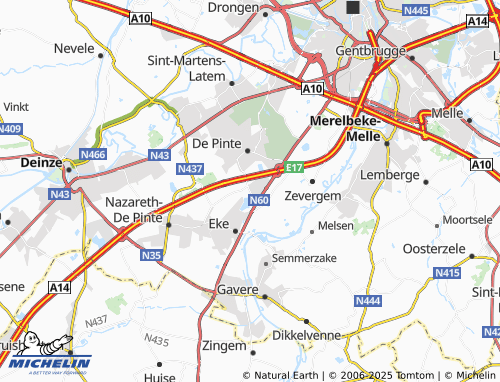 Kaart MICHELIN Zwartegat - ViaMichelin