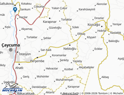 MICHELIN Terziler map - ViaMichelin