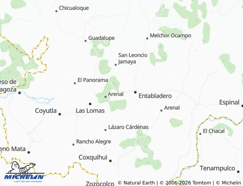 Mappa MICHELIN El Pacífico - ViaMichelin