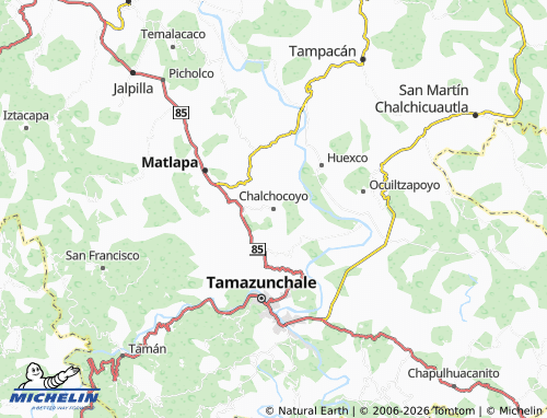 MICHELIN Chalchocoyo map - ViaMichelin