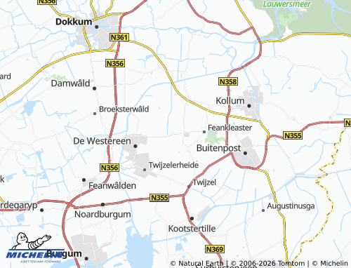 Carte MICHELIN Kollumersweach - ViaMichelin