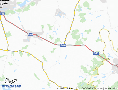 MICHELIN Maksymivka map - ViaMichelin