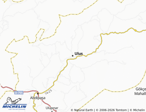 Mapa MICHELIN Kaldırım - ViaMichelin