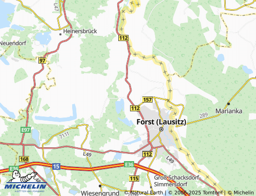 MICHELIN Mulknitz map - ViaMichelin