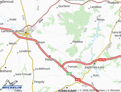 MICHELIN Saint-Rieul map - ViaMichelin