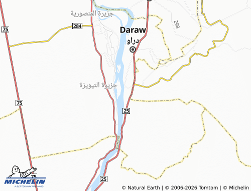 Mappa MICHELIN Naj' al-Hajar - ViaMichelin