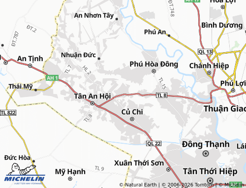 Mapa MICHELIN Phước Vĩnh An - ViaMichelin
