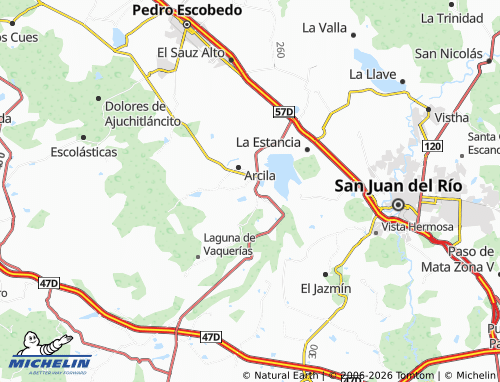 Mappa MICHELIN San José Galindo - ViaMichelin