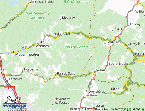 Mapa MICHELIN Grandrupt - ViaMichelin