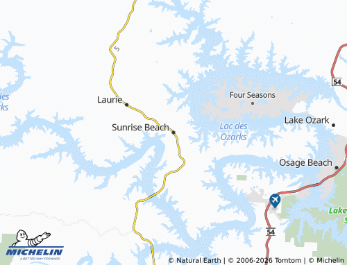 Mapa MICHELIN Sunrise Beach - ViaMichelin